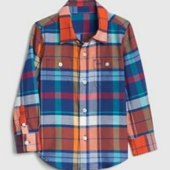 GAP Other - Gap Toddler Plaid Long Sleeve Shirt